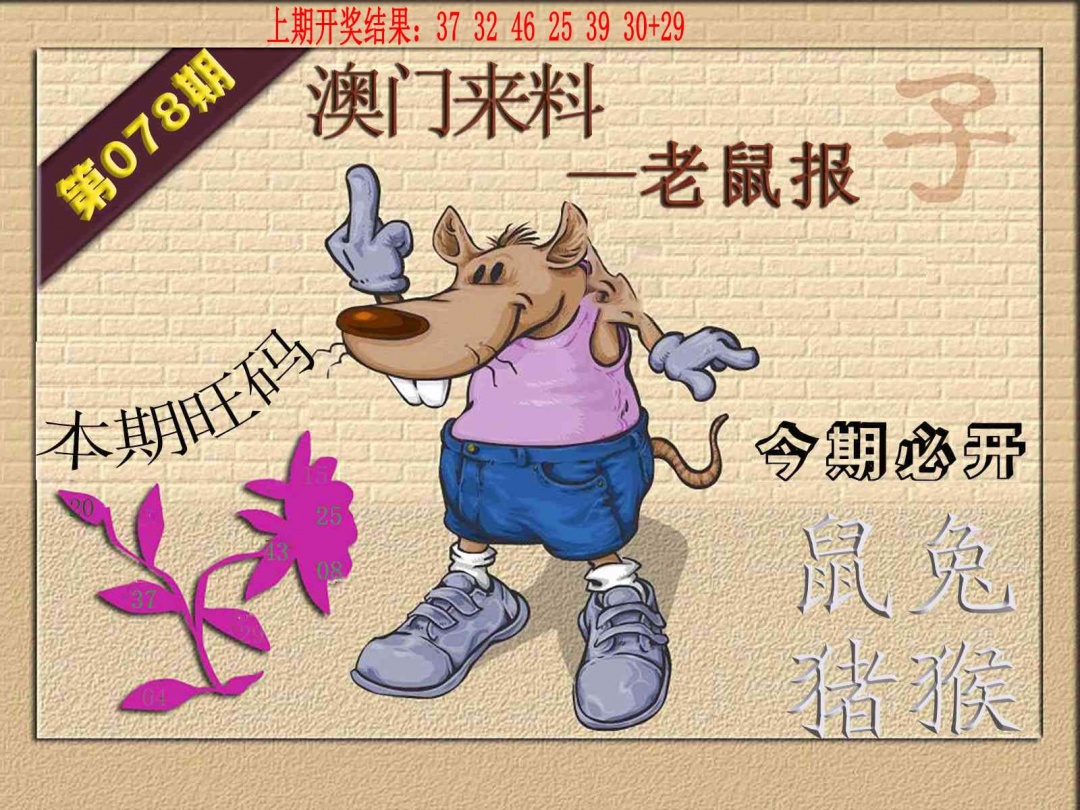 078期(来料)鼠报[图]